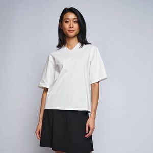 Basic v neck cotton tee from DressBlank